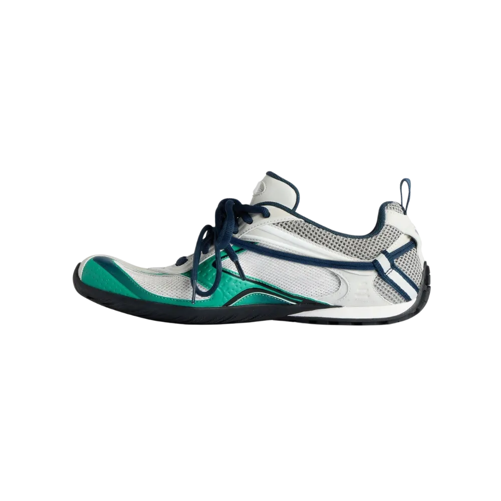 Balenciaga Radar Gradient Lines Sneaker In Green