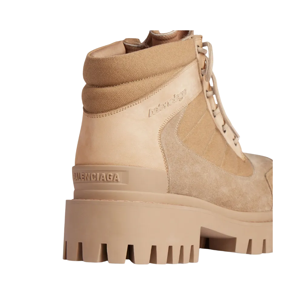 Balenciaga Combat Strike Low Boot In Sand