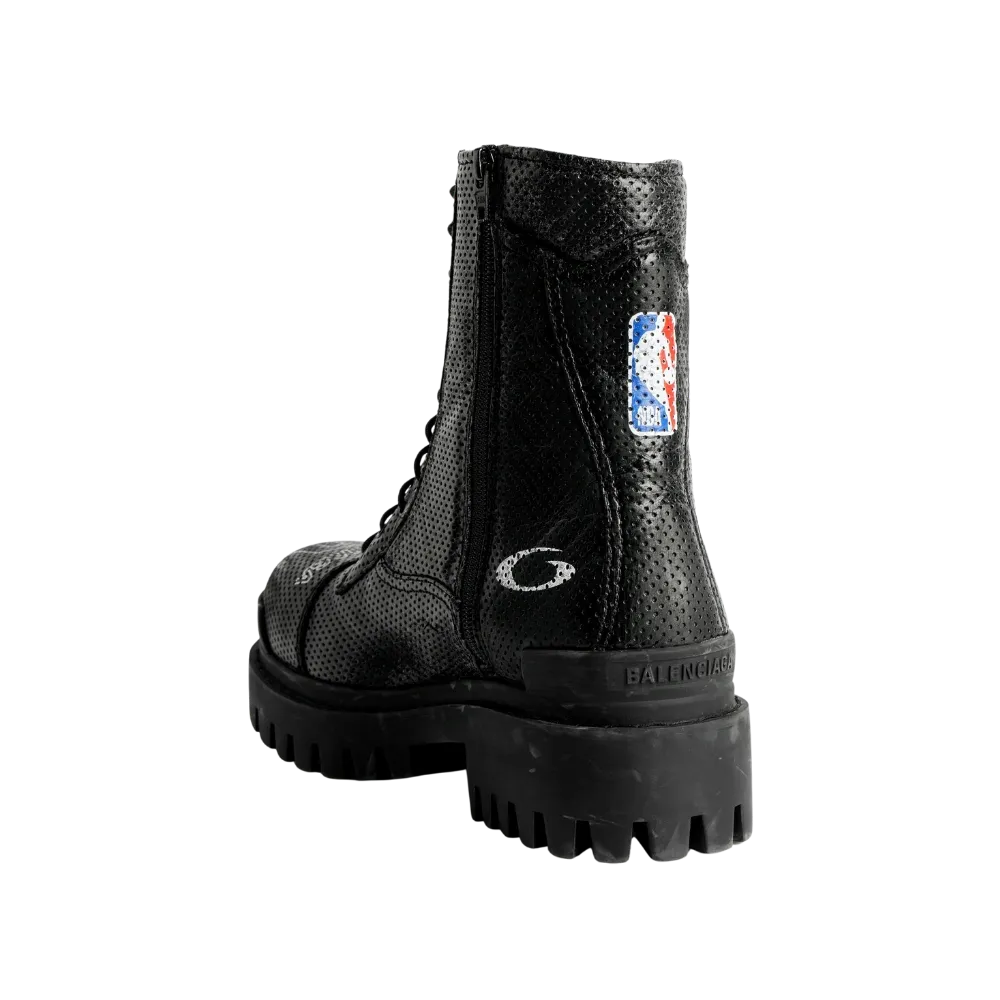 Balenciaga NBA Collaboration Combat Strike Boot in Black