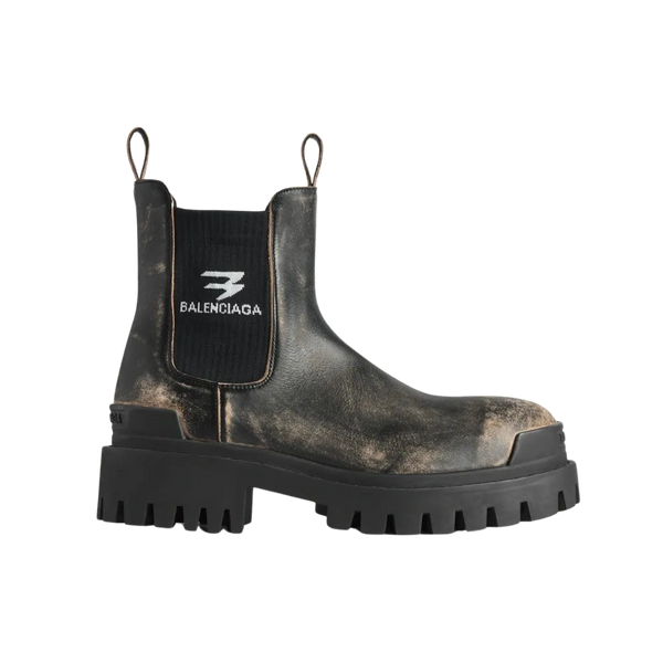 Balenciaga Strike Chelsea Boot in Black