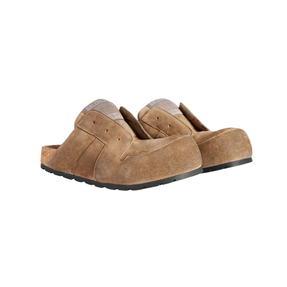 Balenciaga Dumbo Mule In Beige