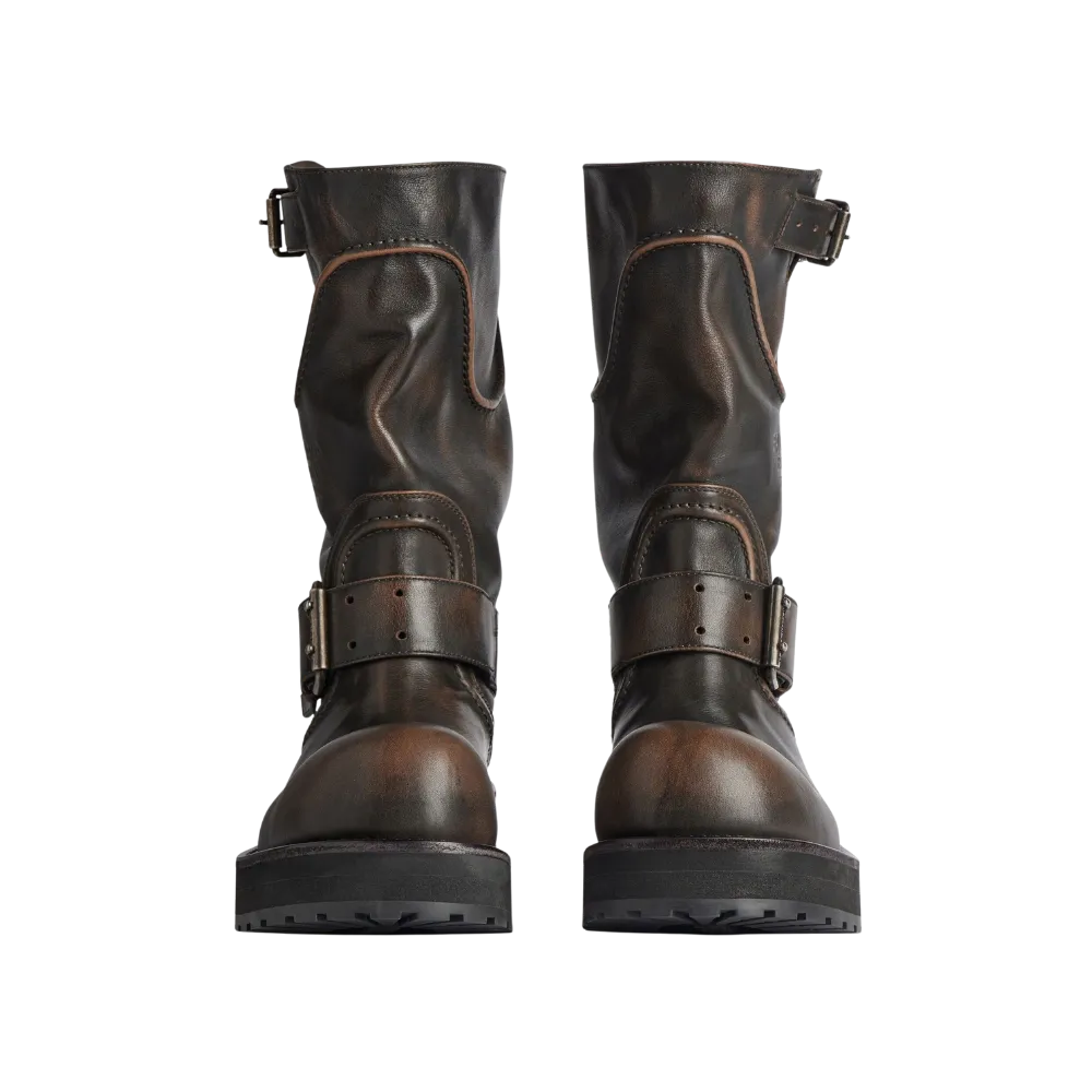 Balenciaga Venom Boot In Brown