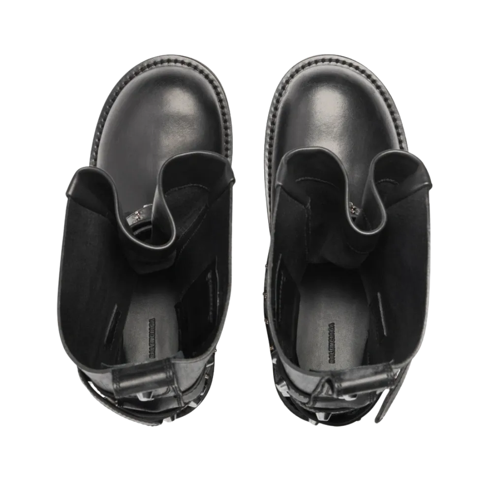 Balenciaga Venom City Bootie In Black