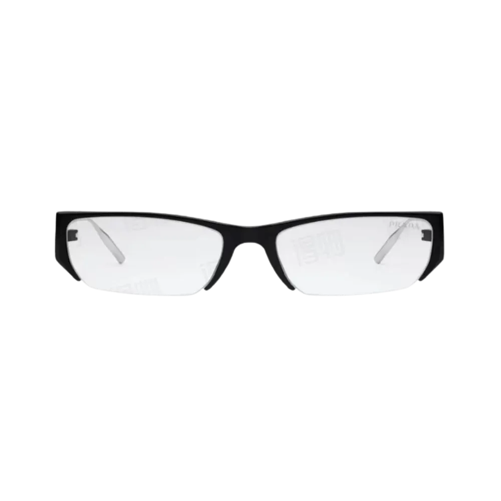 Prada Gentle Monster Collaboration Rectangular Optical Glasses Silver