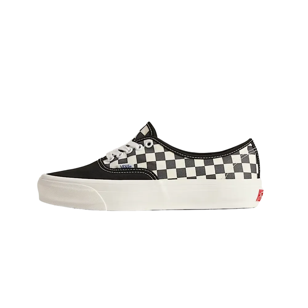 Vans Premium Authentic Checkerboard Shoe Asphalt Grey