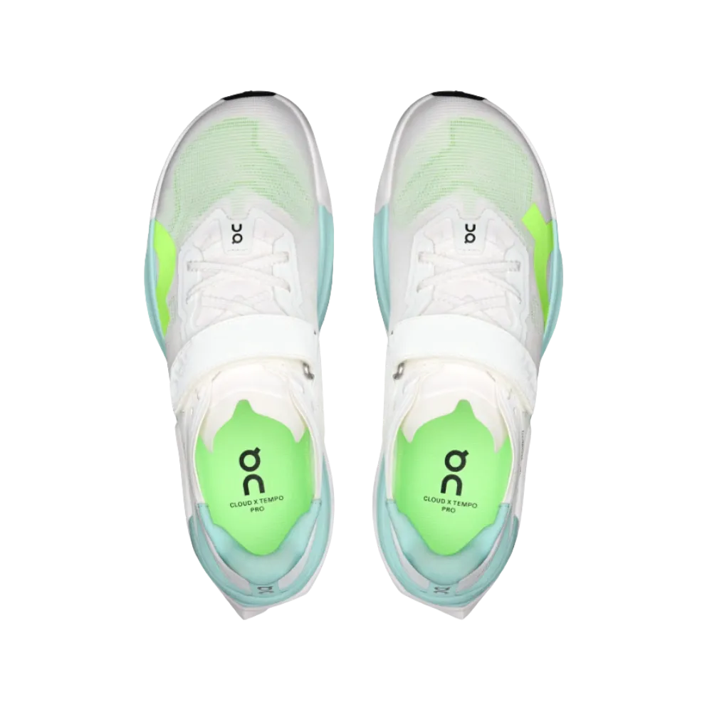 On Running Cloud X Tempo Pro White Celeste
