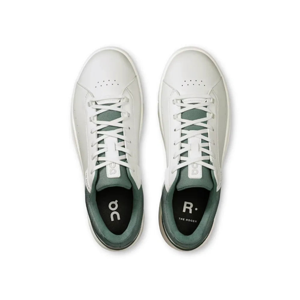 On Running The Roger Advantage White Olive