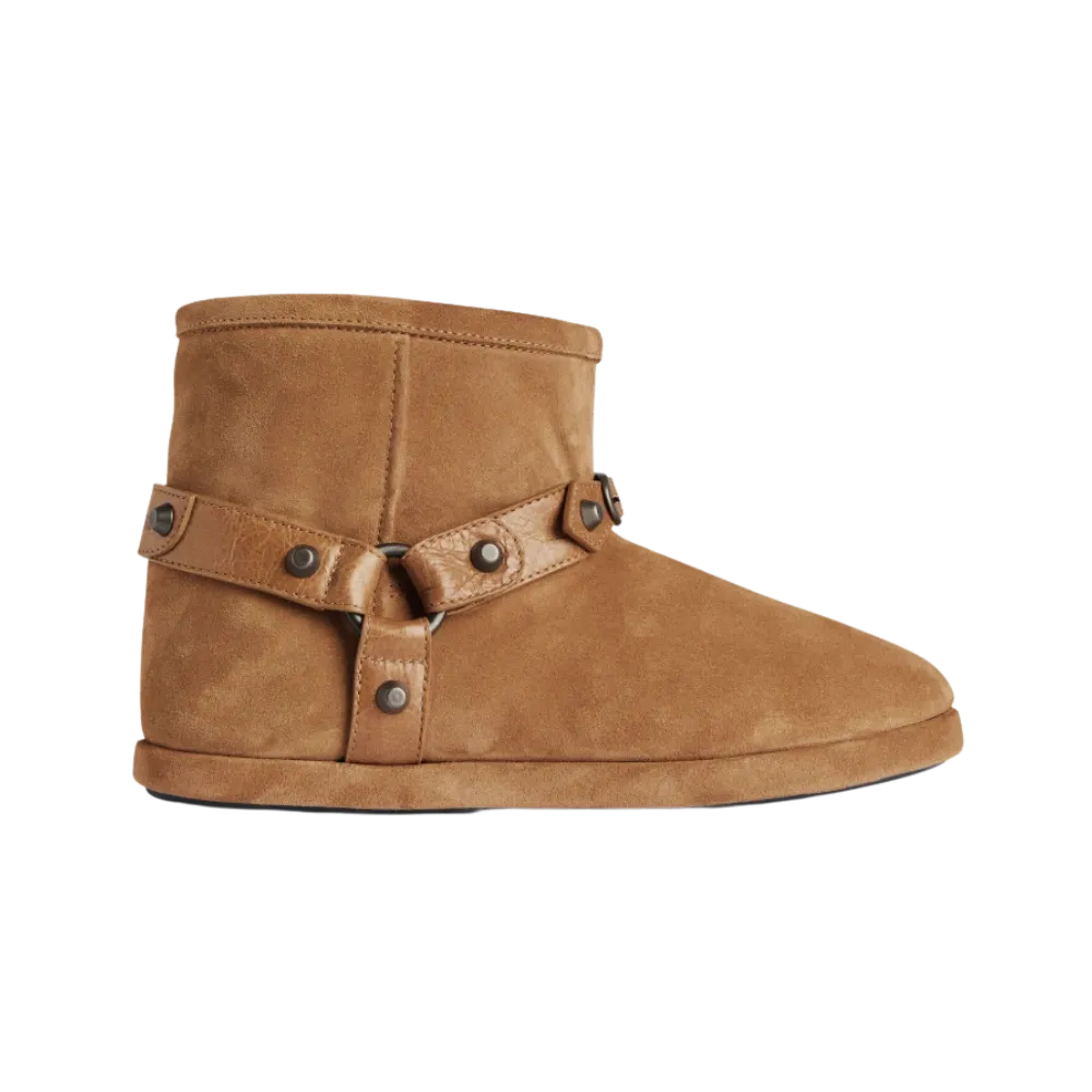 Balenciaga Alaska Soft Bootie In Camel