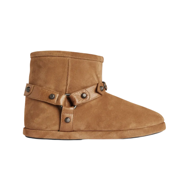 Balenciaga Alaska Soft Bootie In Camel