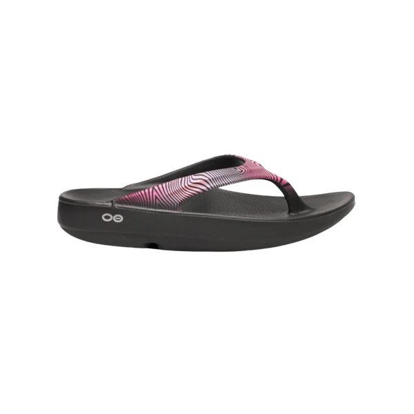 Oofos OOlala Limited Sandal - Disco Zebra