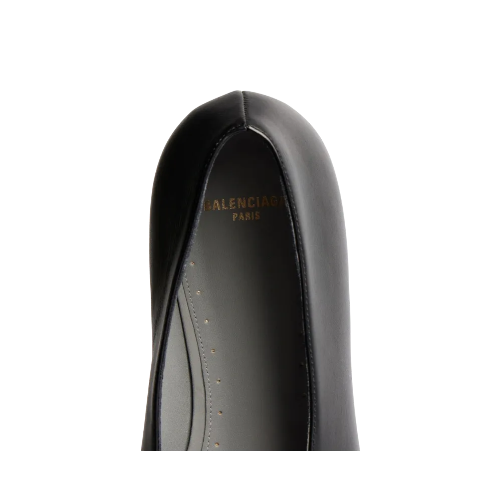 Balenciaga Duchesse Ballerina Flat In Black