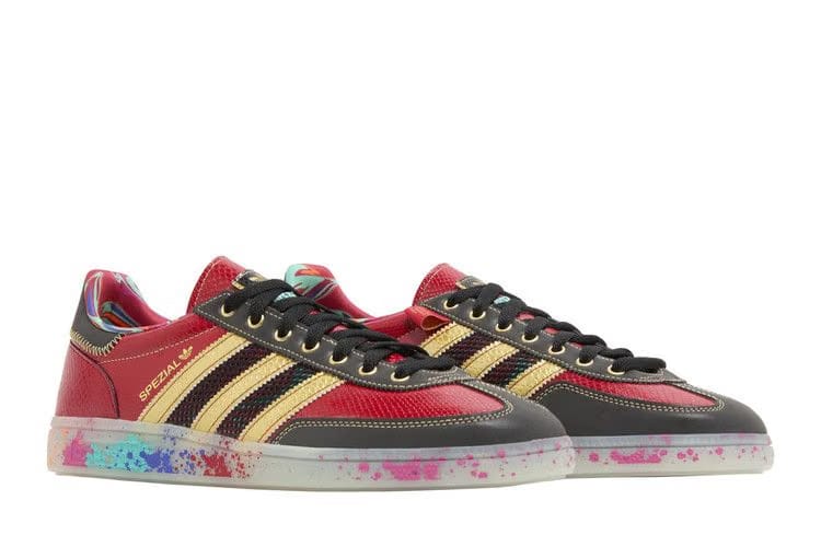 Adidas Adidas S.E.E.D. X Handball Spezial Scarlet Gold Paint Splatter