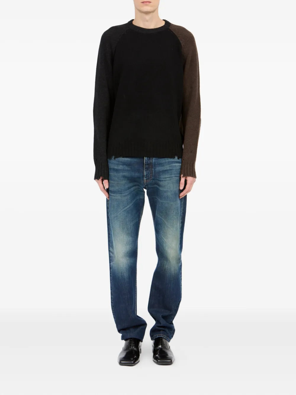 Mm6 Maison Margiela Mm6 Maison Margiela Distressed-Hem Jumper