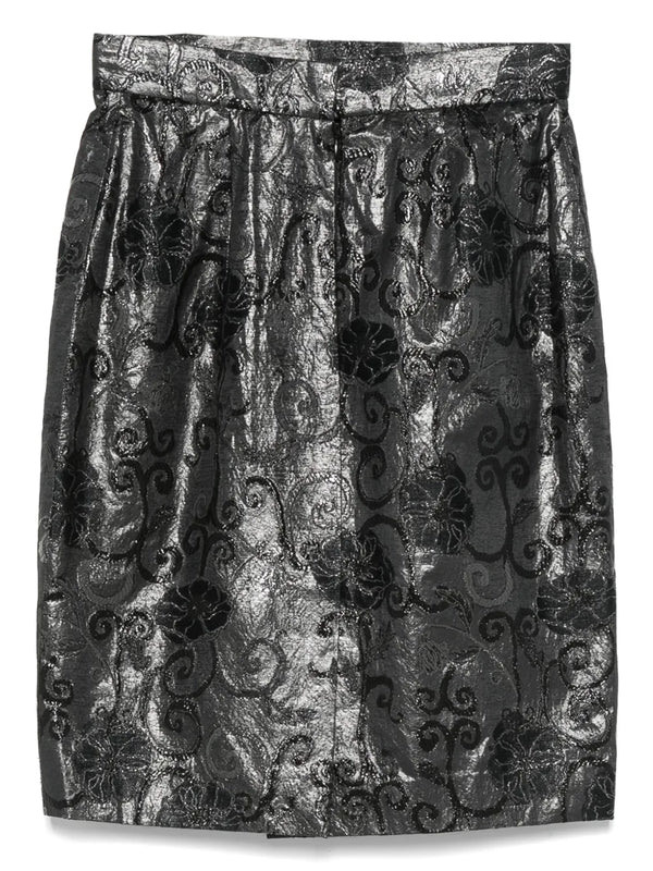 Givenchy Givenchy X Mcqueen 1990s Floral-Pattern Skirt