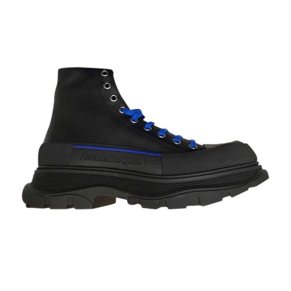 Alexander Mcqueen Alexander Mcqueen Tread Slick Boot Black Ultramarine