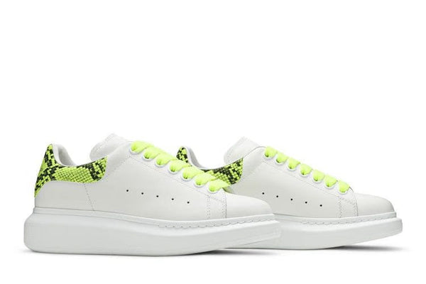 Alexander Mcqueen Alexander Mcqueen Wmns Oversized Sneaker 'snake Print - White Yellow'