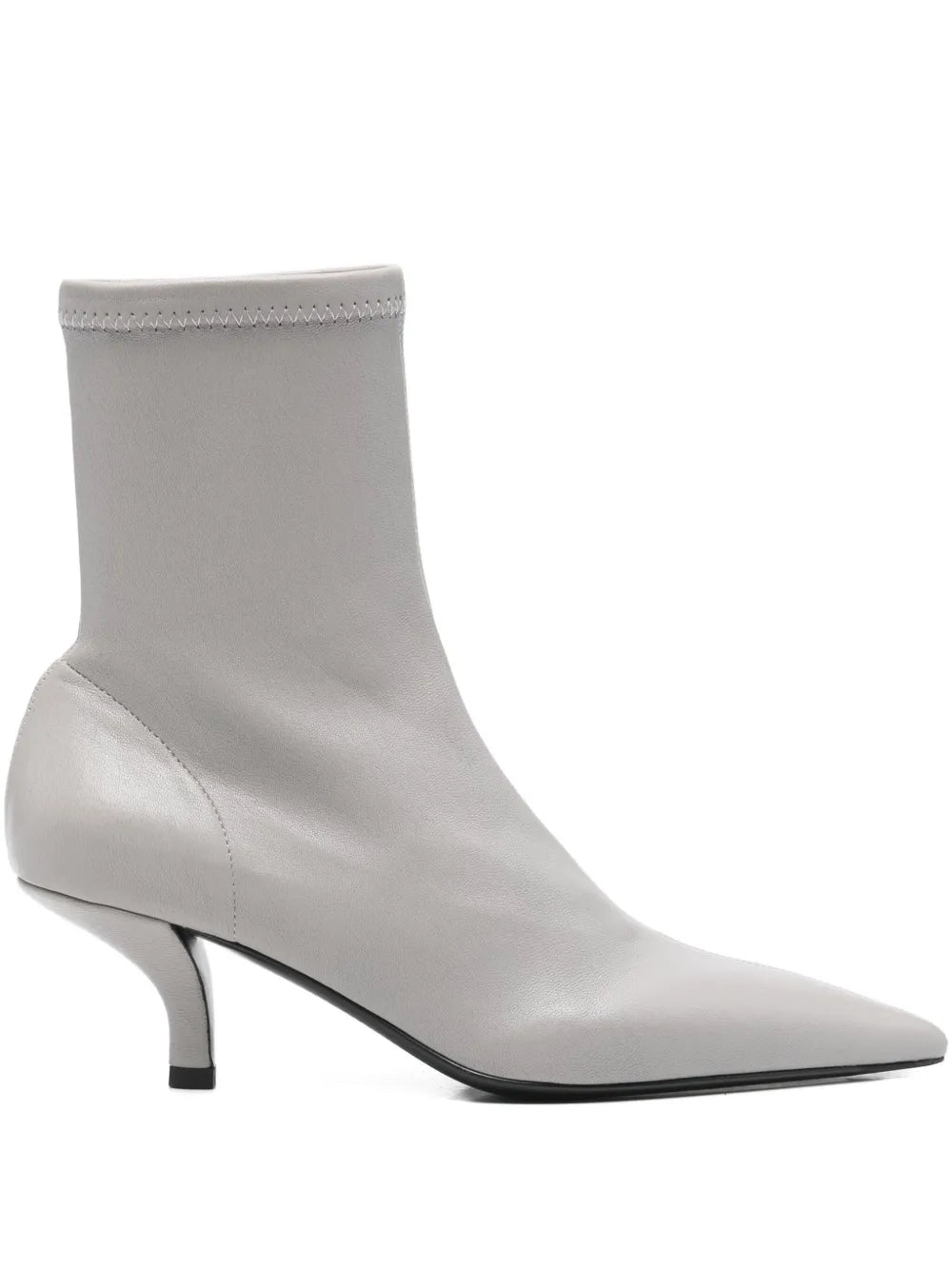 Balmain Balmain Pointed-Toe Leather Boots