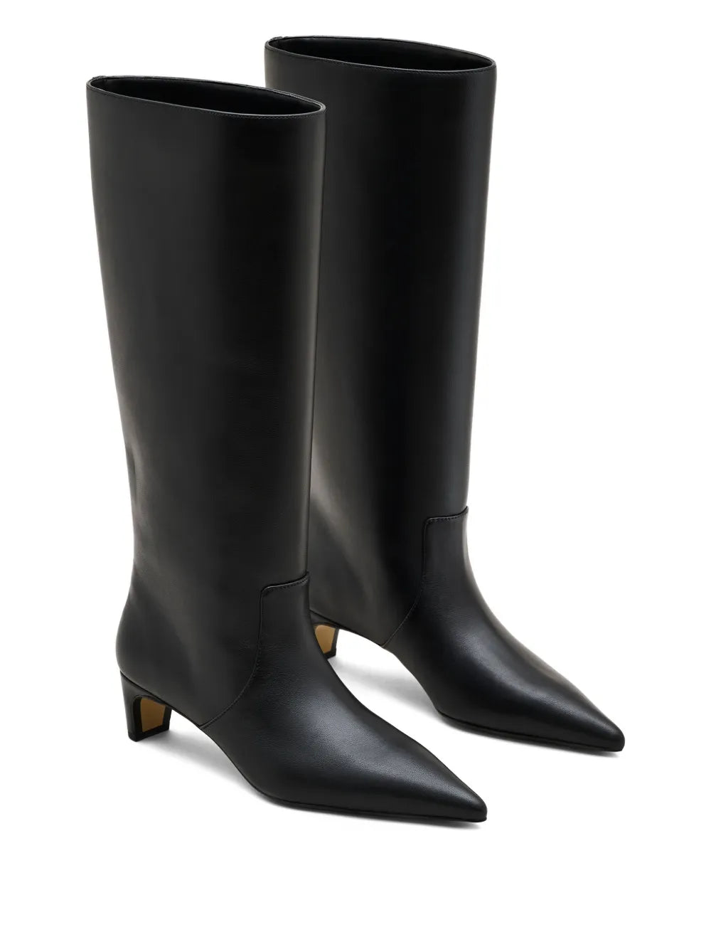 Balmain Balmain Pointed-Toe Leather Boots