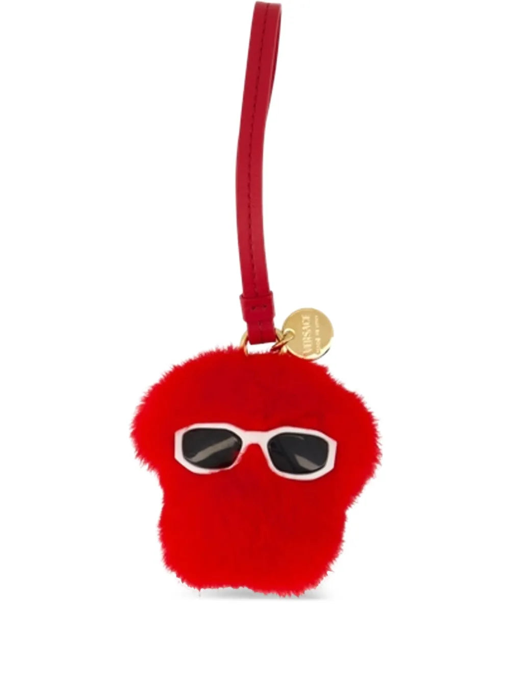 Versace Medusa fluffy bag charm
