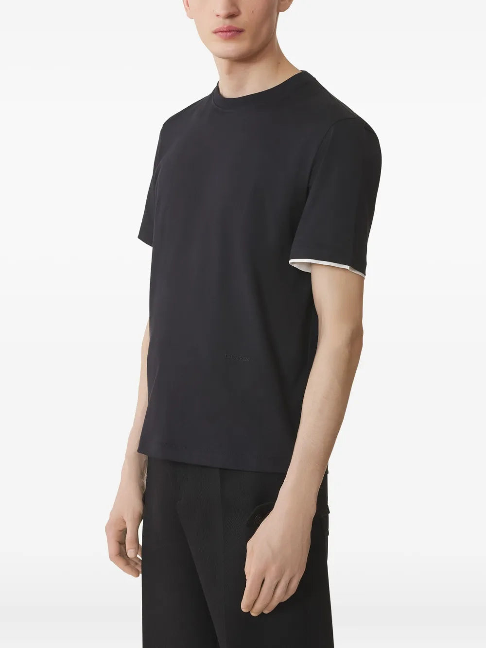 Lanvin Lanvin Double-Layered Cotton T-Shirt