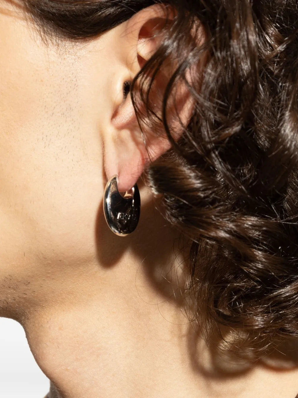 Versace Medusa-head hoop earrings