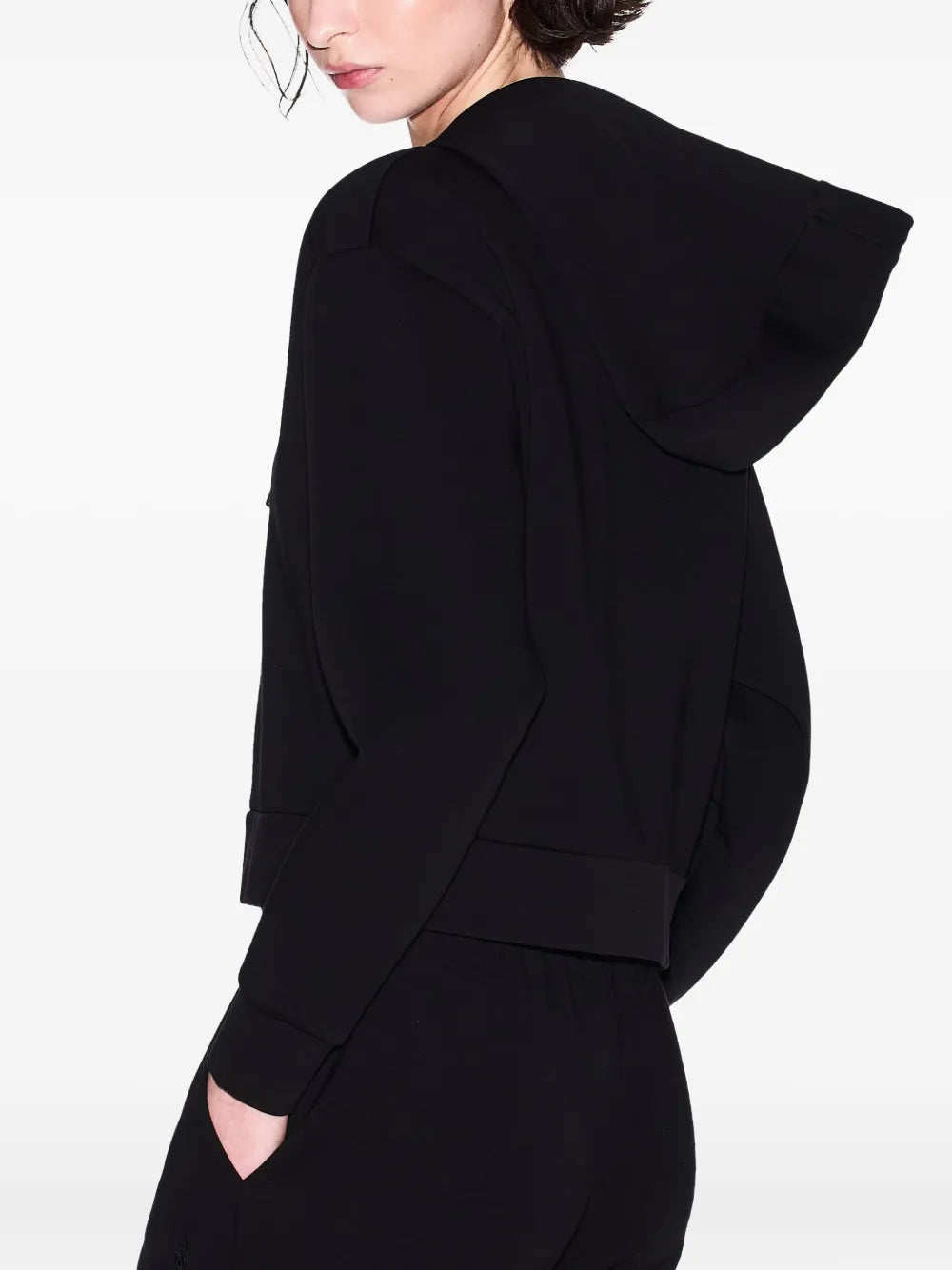 Balenciaga zip-up hooded jacket