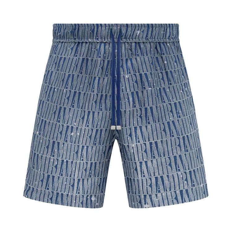 Amiri Amiri Gradient Drawstring Shorts Blue