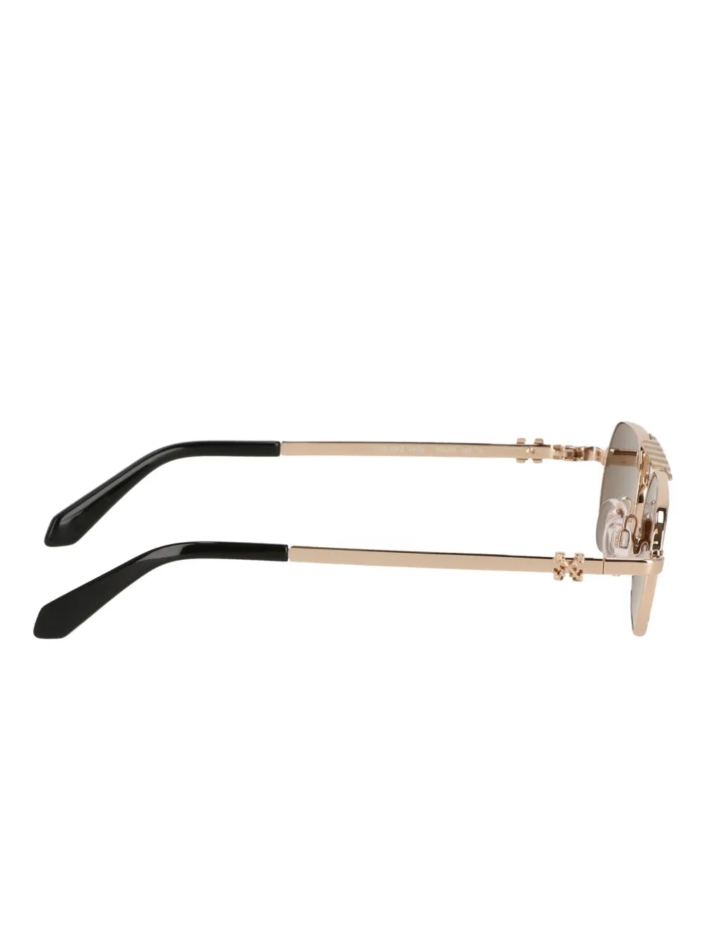 Off-White oval-frame double-bridge sunglasses