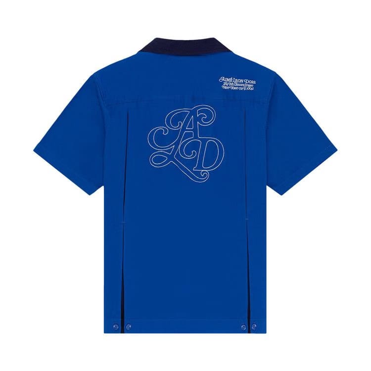 Aimé Leon Dore Aimé Leon Dore Monogram Bowling Shirt Classic Blue