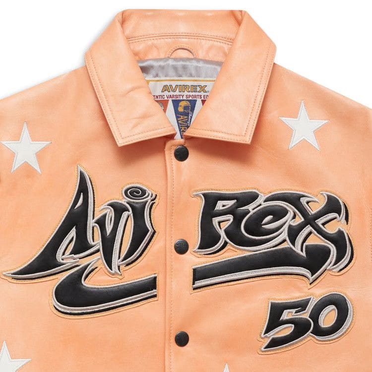 Hellstar Hellstar A2 Leather Jacket Orange