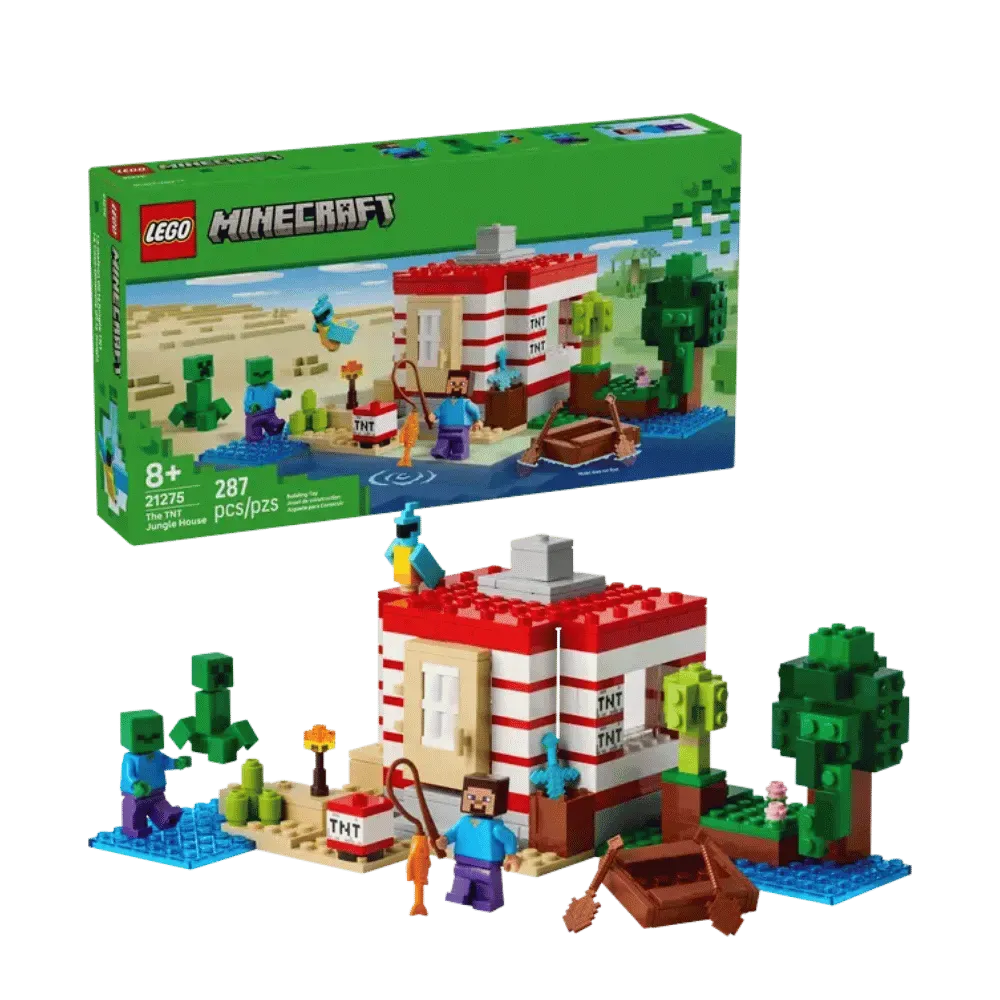 Lego Minecraft The TNT Jungle House