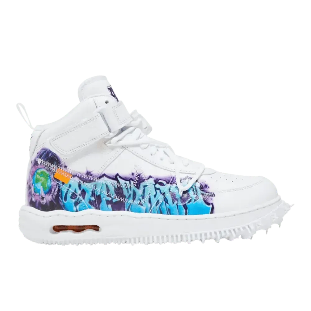 Off-White x Air Force 1 Mid SP Leather 'Graffiti'