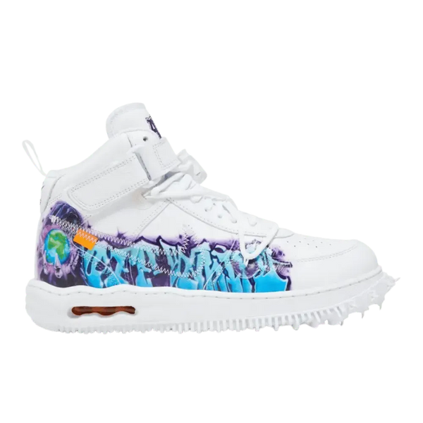 Off-White x Air Force 1 Mid SP Leather 'Graffiti'