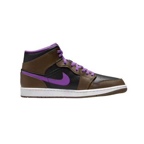 The Jordan 1 Mid 'Purple Mocha'