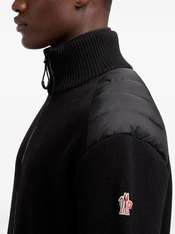 Moncler Grenoble Moncler Grenoble Zip Shoulder-Panel Cardigan