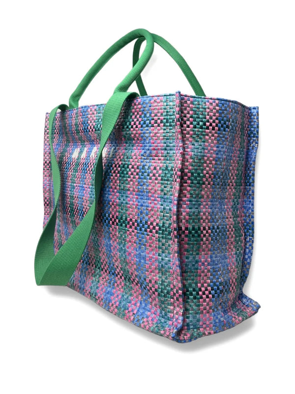 Marni Marni Woven Shopping Tote Bag