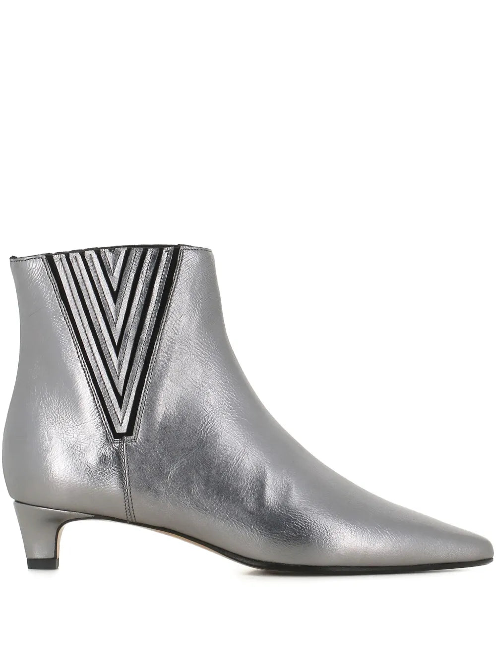 Balmain Balmain Pointed-Toe Leather Boots