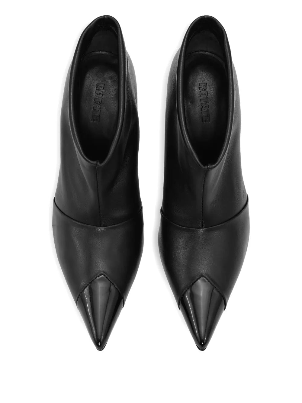 Balmain Balmain Pointed-Toe Leather Boots