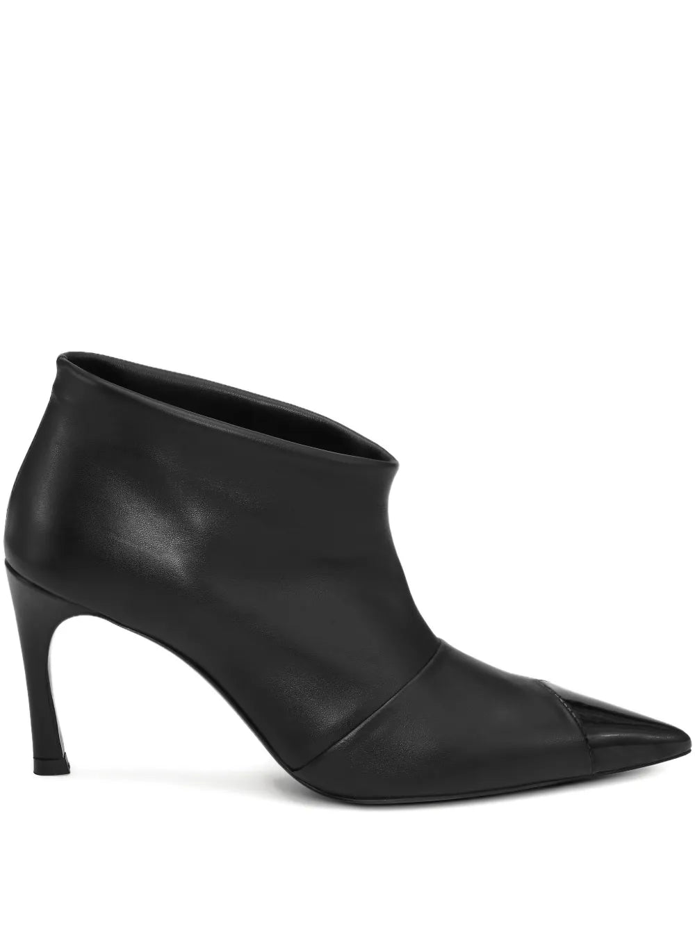 Balmain Balmain Pointed-Toe Leather Boots