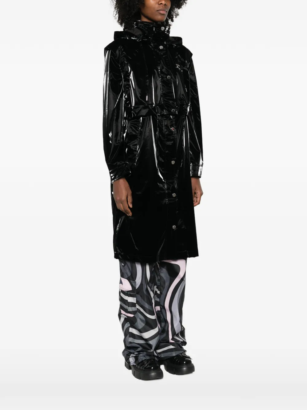 Karl Lagerfeld Karl Lagerfeld Transformable Drawstring Parka Coat