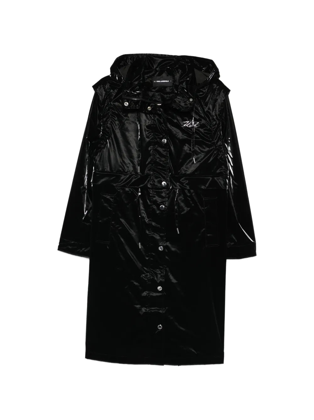 Karl Lagerfeld Karl Lagerfeld Transformable Drawstring Parka Coat