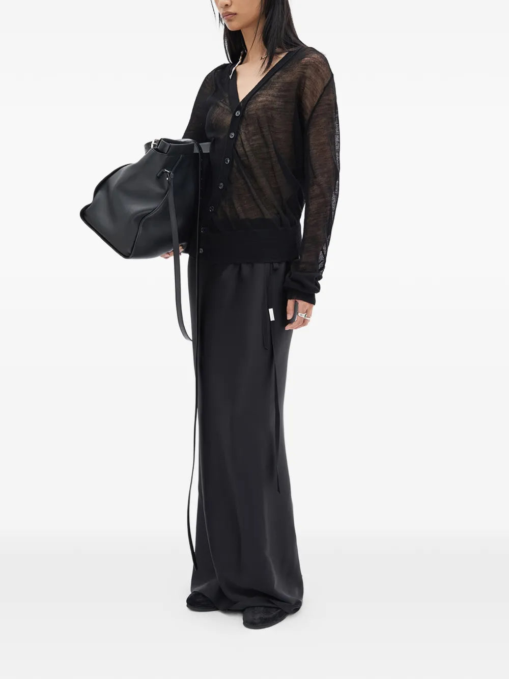 Ann Demeulemeester Ann Demeulemeester Crepe Wool Cardigan