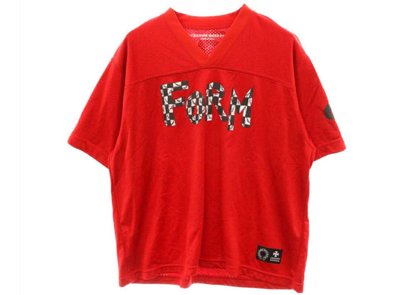 Chrome Hearts Chrome Hearts X Matty Boy Ppo Form Team Mesh Warm Up Jersey T-Shirt Red