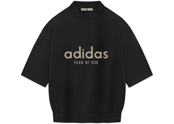 Fear Of God Fear Of God Athletics Heavy Jersey 3/4 Mock T-Shirt Black