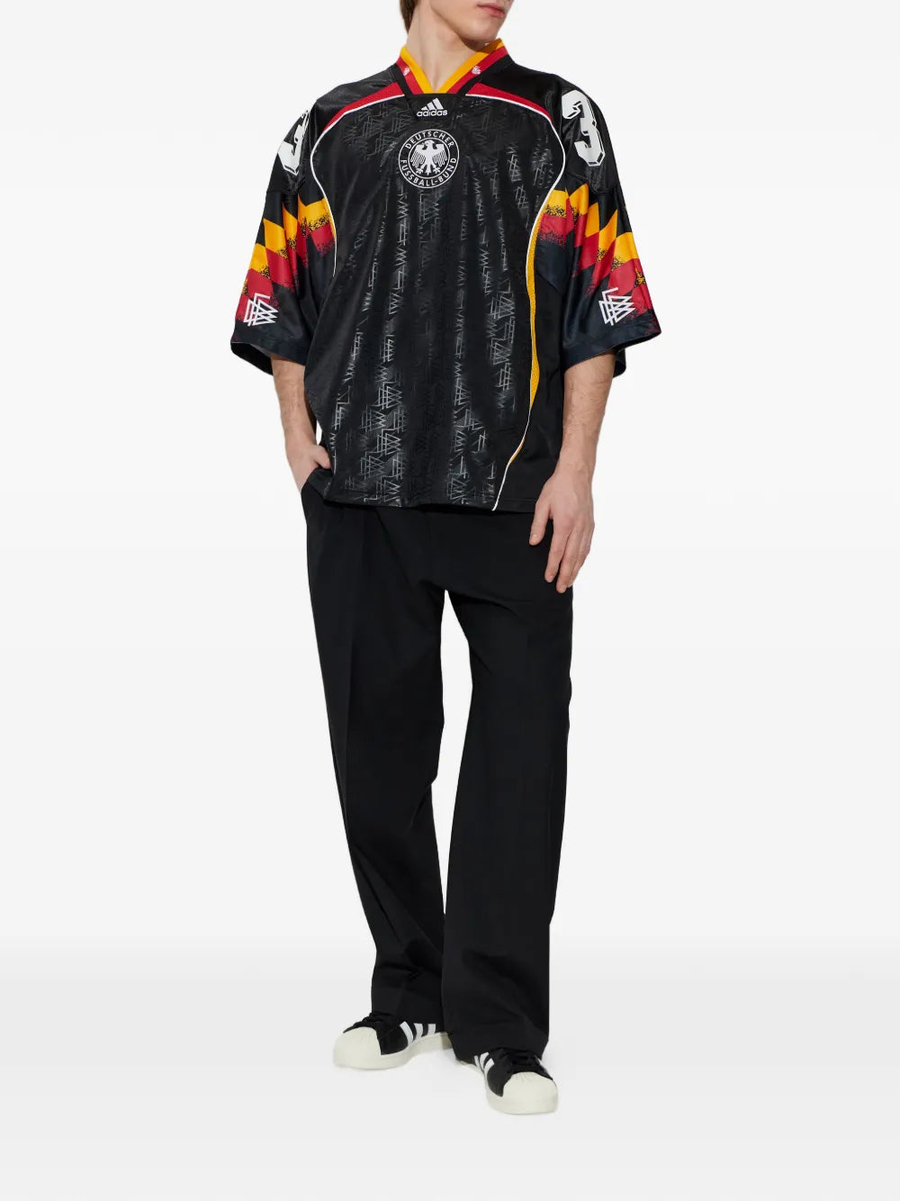 adidas Bringbacks Remixed Germany V-neck T-Shirt
