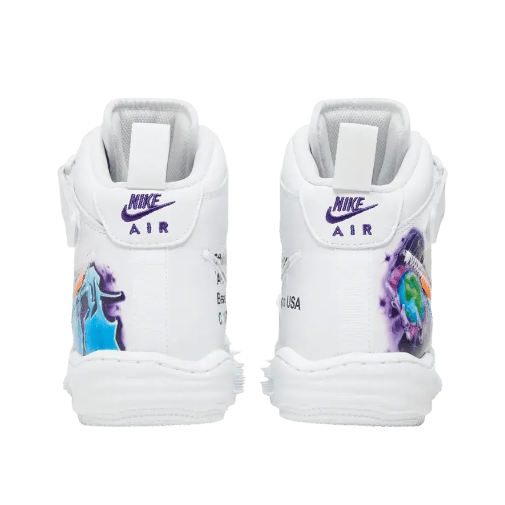 Off-White x Air Force 1 Mid SP Leather 'Graffiti'
