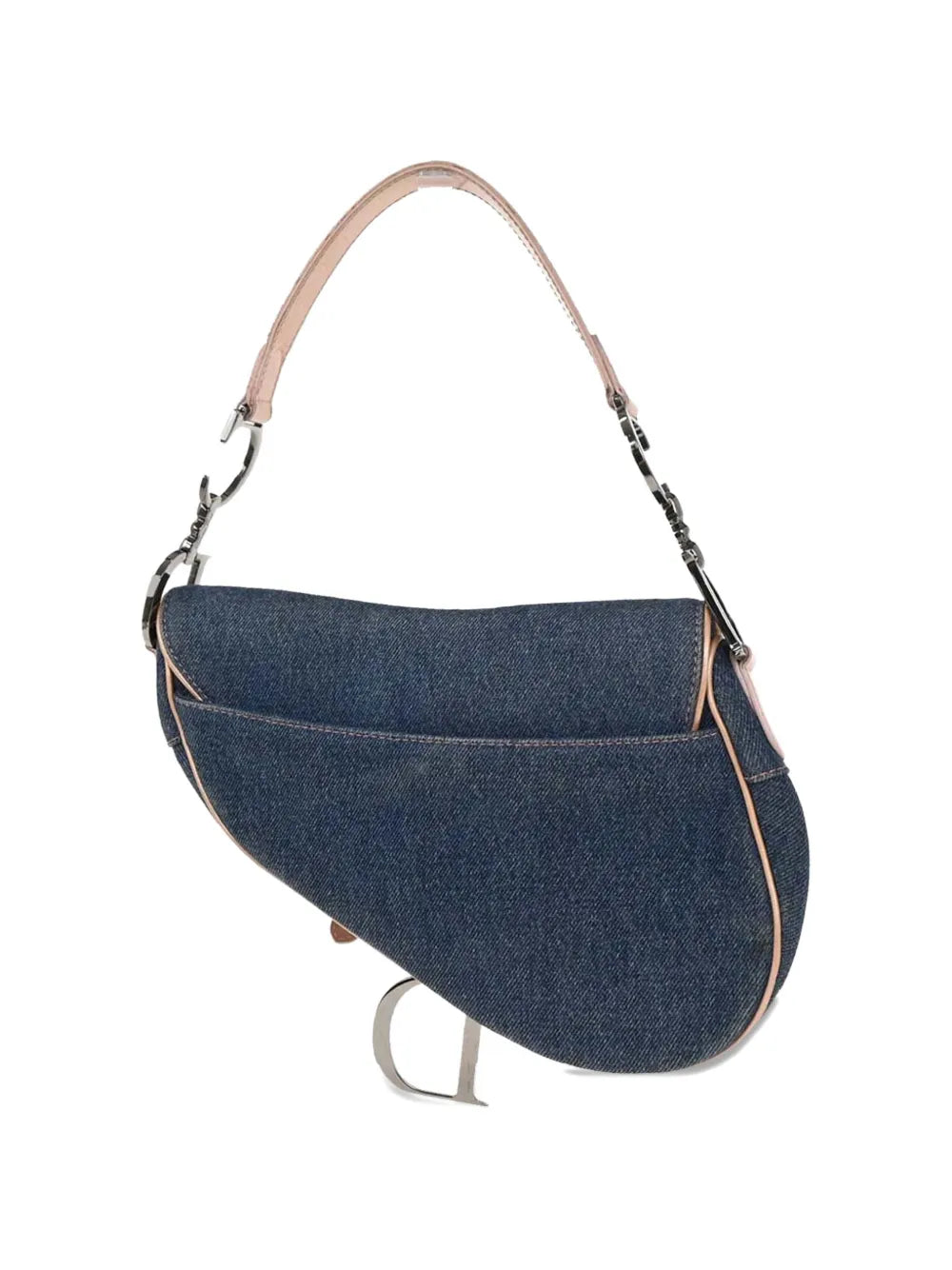Christian Dior Christian Dior 2002 Saddle Denim Handbag