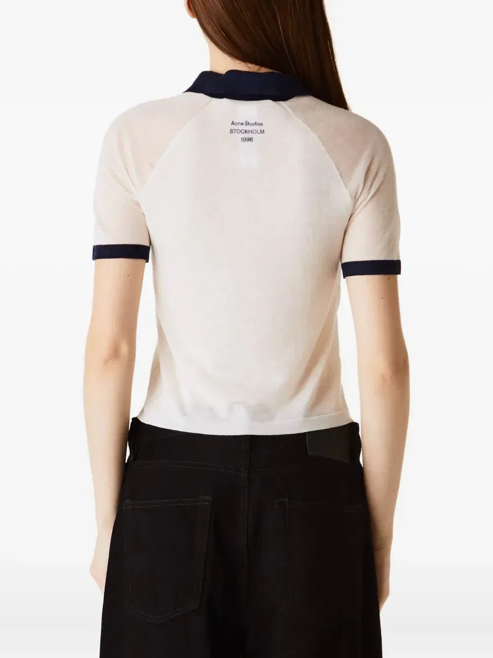 Acne Studios Acne Studios Short-Sleeve Pocket Polo Top