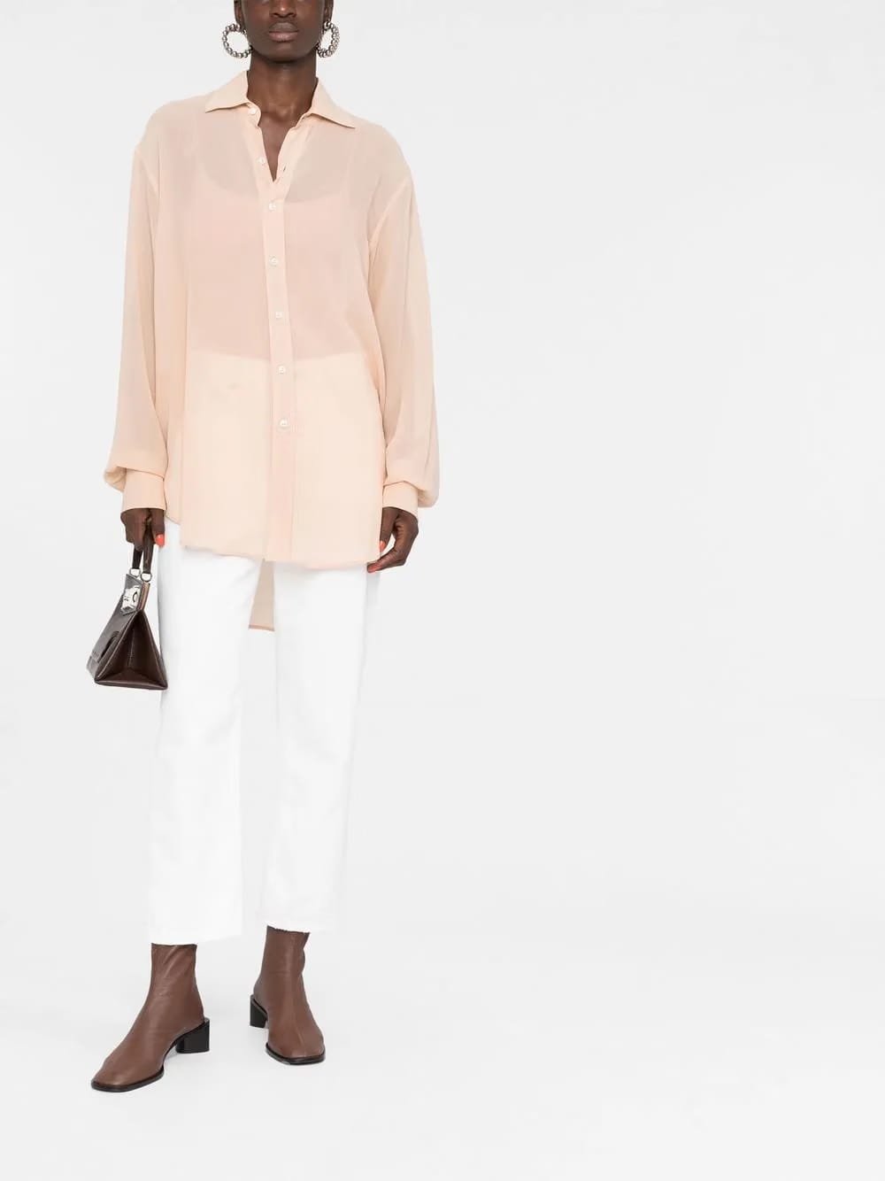 Maison Margiela Maison Margiela Four-Stitch Silk Shirt