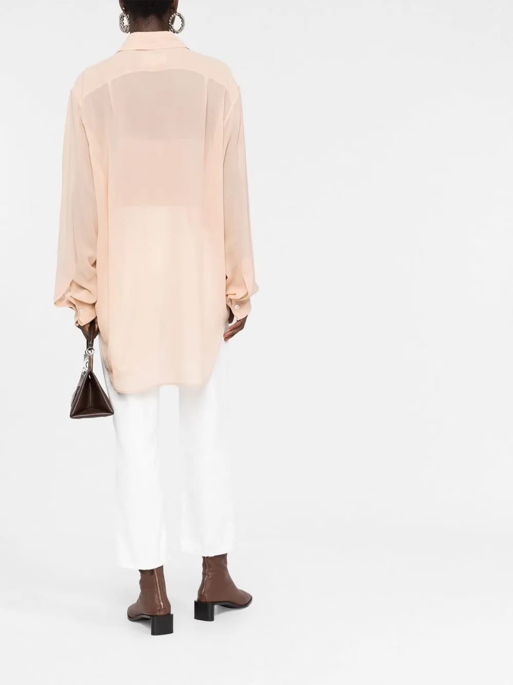 Maison Margiela Maison Margiela Four-Stitch Silk Shirt